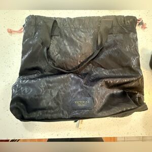 Victoria's Secret Black Collapsible Tote